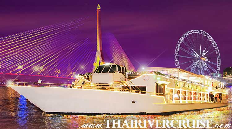 Chao Phraya Cruise is 5 Star Luxury Chaophraya Dinner Cruise Bangkok in Thailand