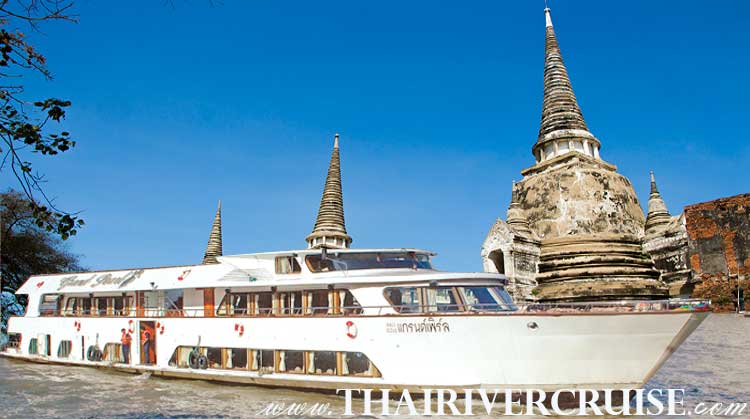 Ayutthaya River Cruise by Grand Pearl Cruise Bangkok Thailand