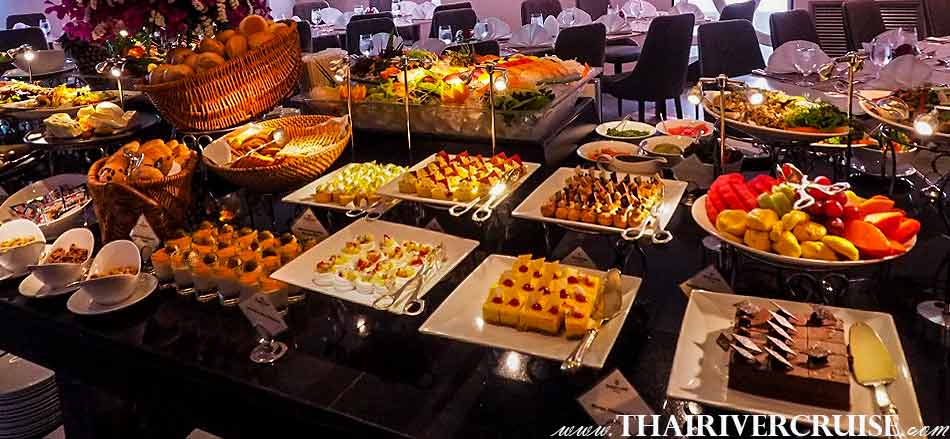 Desserts in buffet dinner on board Alangka Cruise on Specials Loy Kratong Dinner Cruise Bangkok