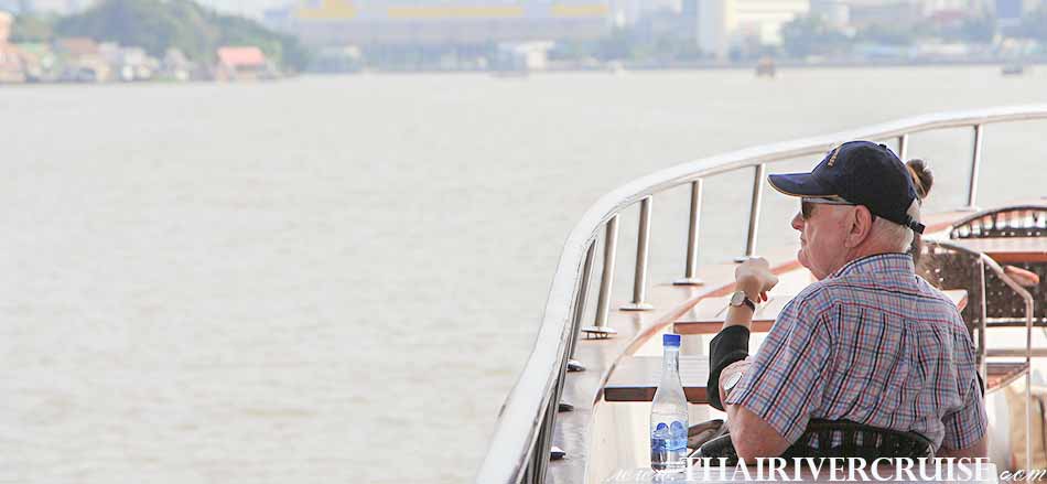 Welcome aboard Grand Pearl Cruise Bangkok Ayutthaya River Cruise  Day Tour Chaophraya River Thailand