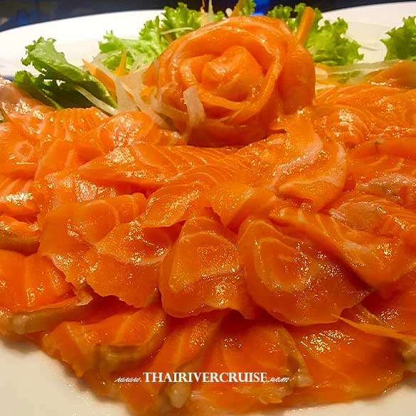 Bangkok Chaophraya Cruise Salmon Sashimi Buffet Dinner Cruise Bangkok 