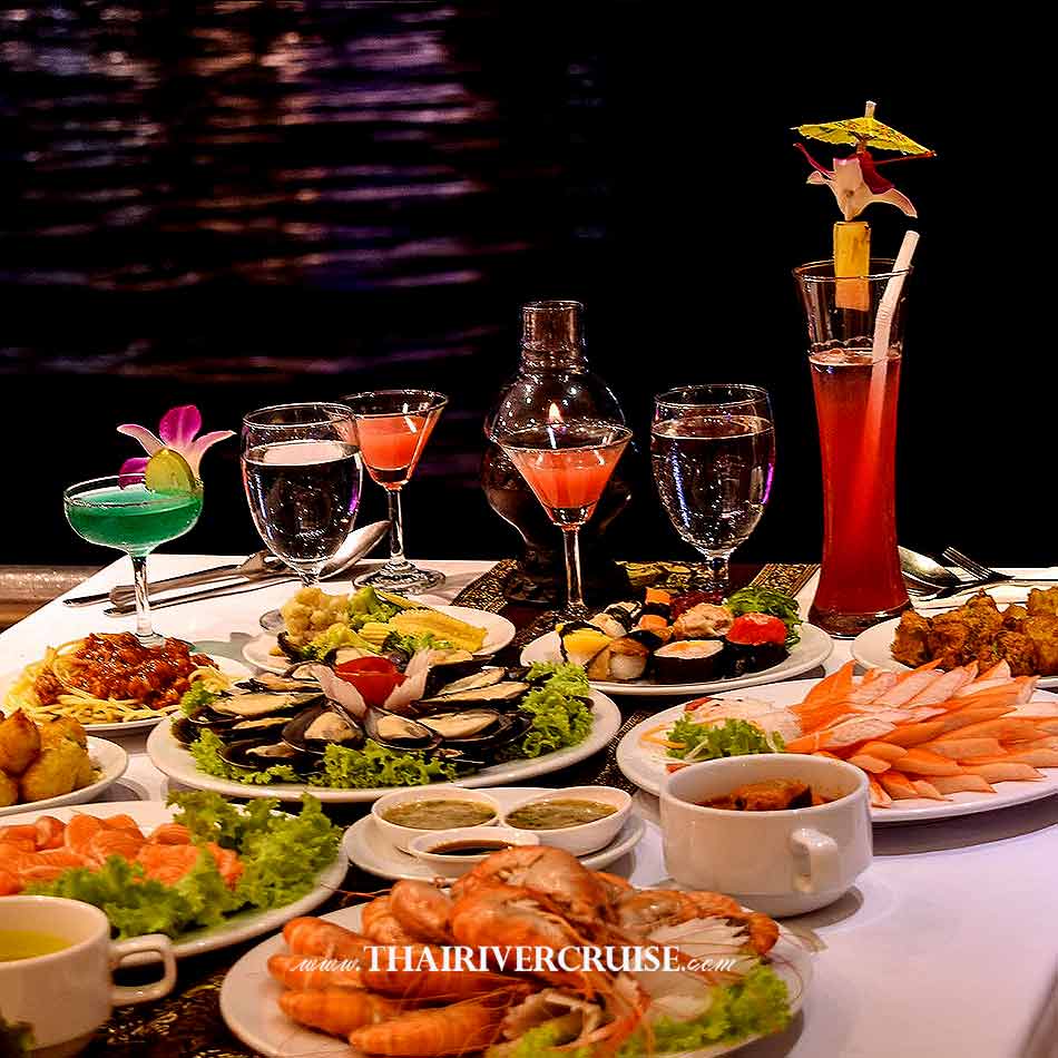 Bangkok Chaophraya Cruise Luxury Dinner Cruise in Bangkok Ticket Price Discount Promotion Booking Reservation