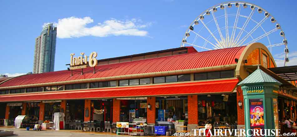 Asiatique The Riverfront Bangkok Chaophraya river side attraction Thailand