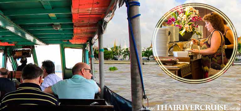 Bangkok Canal Tour by Chao Phraya Bus Boat with Buffet lunch at River Side Restaurant 