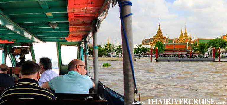 Bangkok Canal Tour by Chao Phraya Bus Boat, cruising along the River of King