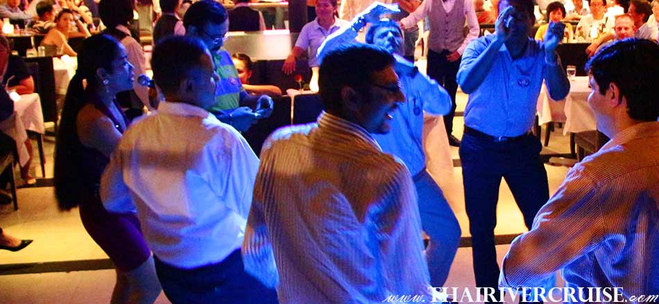 Entertainment onboard Indian Dinner Cruise by live music pop and dance ,indian song music 