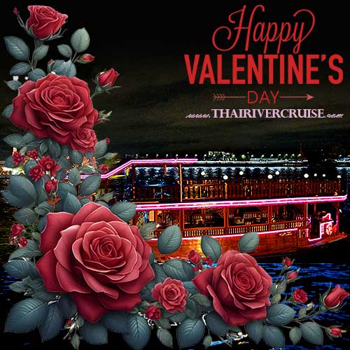 Traditional Valentine Day Food Rice Barge Dinner Mahapatra Cruise Bangkok Romantic Valentine's Dining - Bangkok