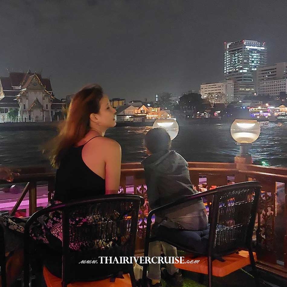 Mahapatra Cruise Bangkok Bangkok Rice Barge Dinner Cruise Traditional Boat traditional Thai cuisine along the majestic Chao Phraya River, the River of Kings Bangkok