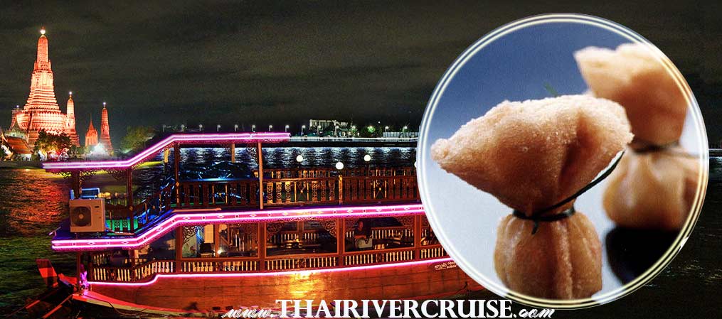 MANOHRA CRUISE Ricebarge Dinner Cruise Luxury river boat dinner Bangkok 
