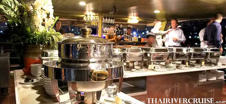 Loy Krathong Bangkok Thailand on the Chaophraya River Cruise