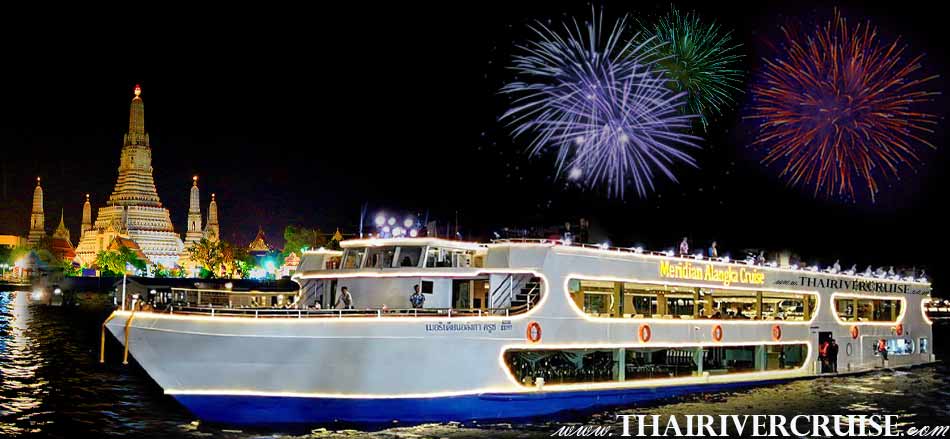 New years eve dinner cruise Bangkok cheapest price booking, Meridian Alangka Cruise 