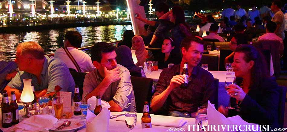 All Guests, Enjoy to drink on board  Private Party Cruise in Bangkok Private Luxury Large Cruise Bangkok Thailand