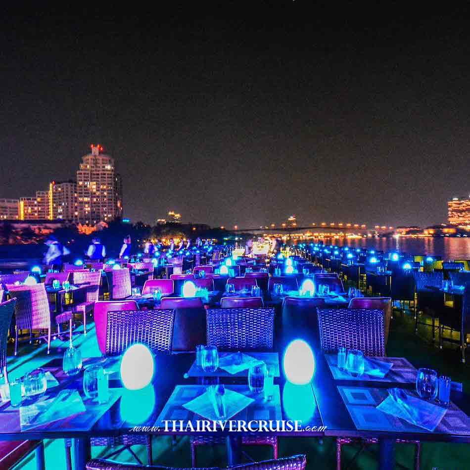 Where should i go for new years eve in Bangkok? Best Rooftop to Celebrate New Year's Eve in Bangkok ,Royal Princess Cruise New Luxury Large Elegance Bangkok Dinner Cruise on the Chao Phraya River,Thailand 