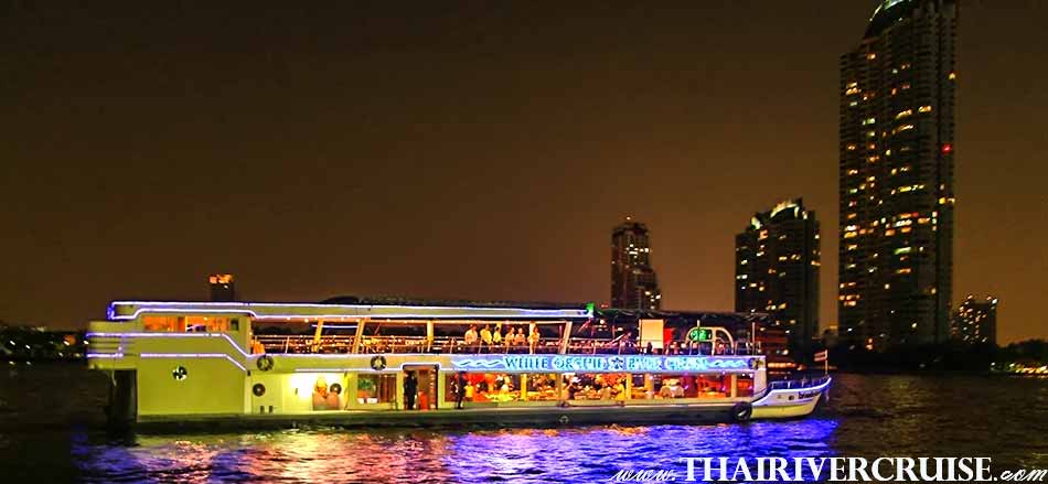 ยินดีต้อนรับสู่ ดินเนอร์ ซีฟูด และ บุฟเฟ่ท ดินเนอร์ บน เรือสำราญ แม่น้ำเจ้าพระยา  