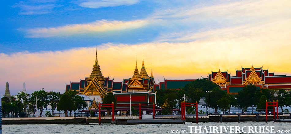 THE ROYAL GRAND PALACE WAT PHRAKAEW BANGKOK, Chao phraya sunset cruise