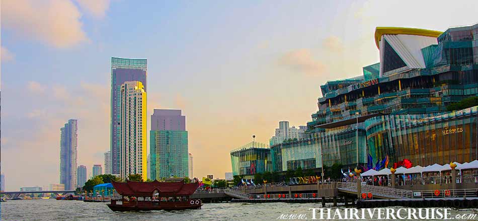 ICON SIAM,Sunset Boat Tour Bangkok Private Long Tail Boat Tour 