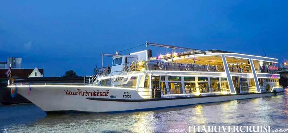 Vegetarian Dinner Cruise On Board Modern Chaophraya River Cruises  RIVER STAR PRINCESS CRUISE
