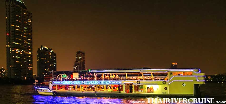 Vegetarian Dinner Cruise On Board Modern Chaophraya River Cruises  SEA FOOD DINNER CRUISE