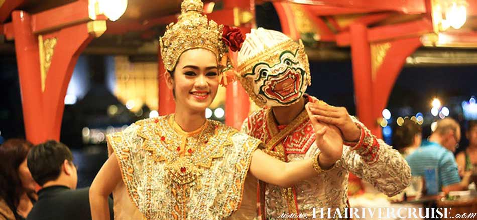ดินเนอร์ ปีใหม่ ล่องเรือ แม่น้ำเจ้าพระยา เรือไทย สุดคลาสิค การแสดง ดนตรีไทย บรรเลงขิม พร้อม การแสดงนาฏศิลป์ รำไทย และ โขน,ล่องเรือ ปีใหม่ กรุงเทพ แว่นฟ้า 