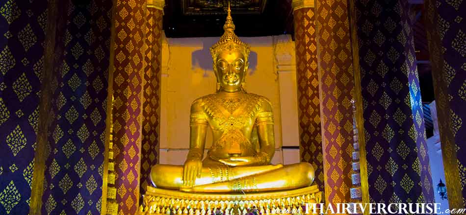 Wat Na Phra Mane Ayutthaya River Cruise full day tour from Bangkok by river cruise Chaophraya River Thailand
