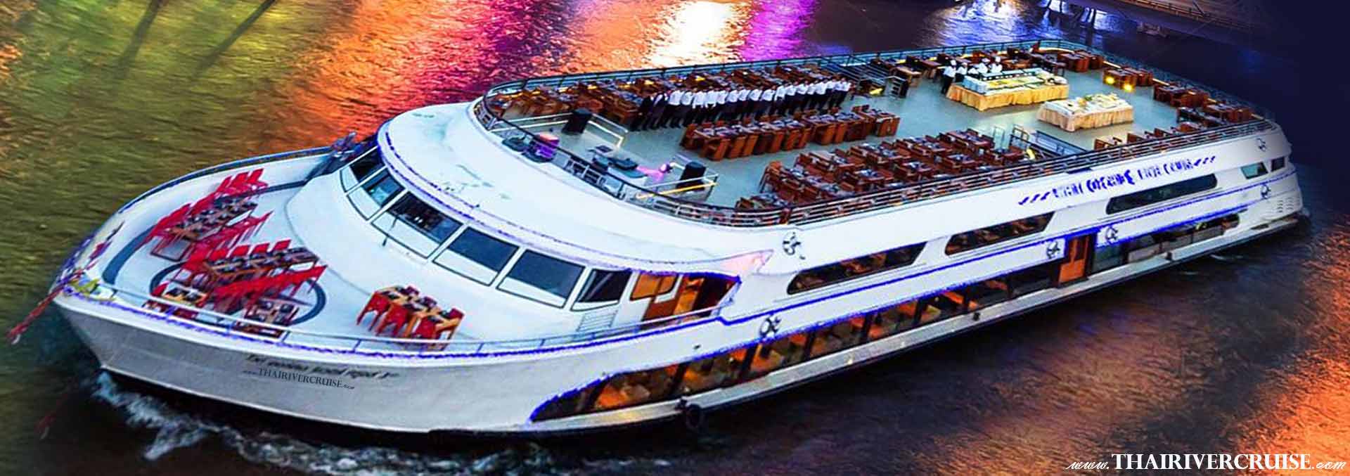 White Orchid River Cruise Bangkok Dinner Cruise Cheap Price Tickets Offer Now