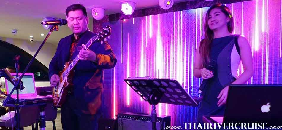 Live Band Show Countdown Party Dinner Best Place in Bangkok for New Years Eve 2021, One Best Place in Bangkok for New Years Eve by River Cruise