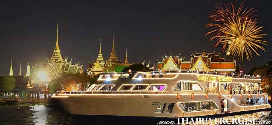 Best Place in Bangkok for New Years Eve 2023, One Best Place in Bangkok for New Years Eve by River Cruise