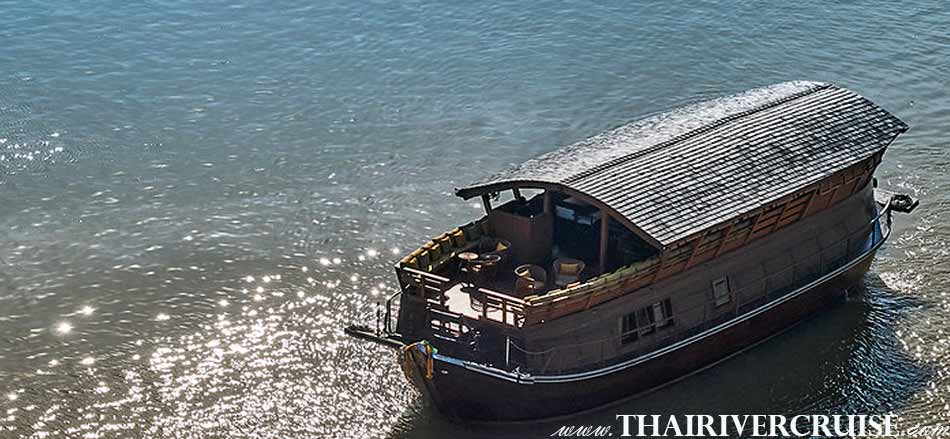 Best private luxury rice barge Chao phraya river cruises Bangkok Thailand