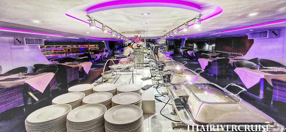 Upper desk open Air, Meridian Cruise Bangkok Dinner Cruise Cheap Price Tickets Offer Now