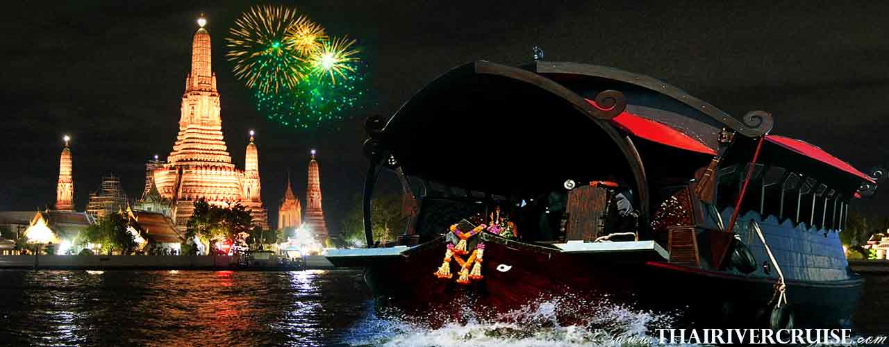 Best New Years Eve Bangkok 2024 Manohra Cruise, Celebrate New Year’s Eve Thailand on Chao Phraya Bangkok Dinner Cruise by River Cruises On the Chao Phraya River 