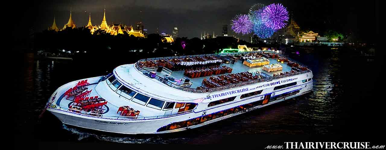 Bangkok new years eve 2024 Best New Years Eve Bangkok 2024 Celebrate New Year’s Eve Thailand on Chao Phraya Bangkok Dinner Cruise by River Cruises On the Chao Phraya River 