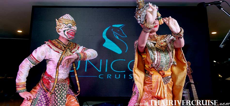 Unicorn Bangkok New Year Dinner Cruise ICONSIAM As you enjoy your meal, you will be entertained by live music performances, including traditional Thai music and dance. The live performances add a touch of local culture to the experience, making it a truly Thai experience.