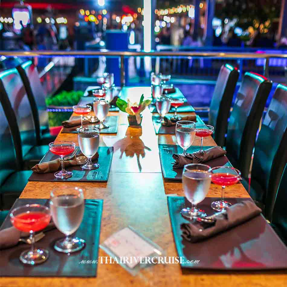 New Year's Eve 2024 Bangkok Dinner Vela Cruise  Bangkok's New Year's Eve 2024 River Cruise