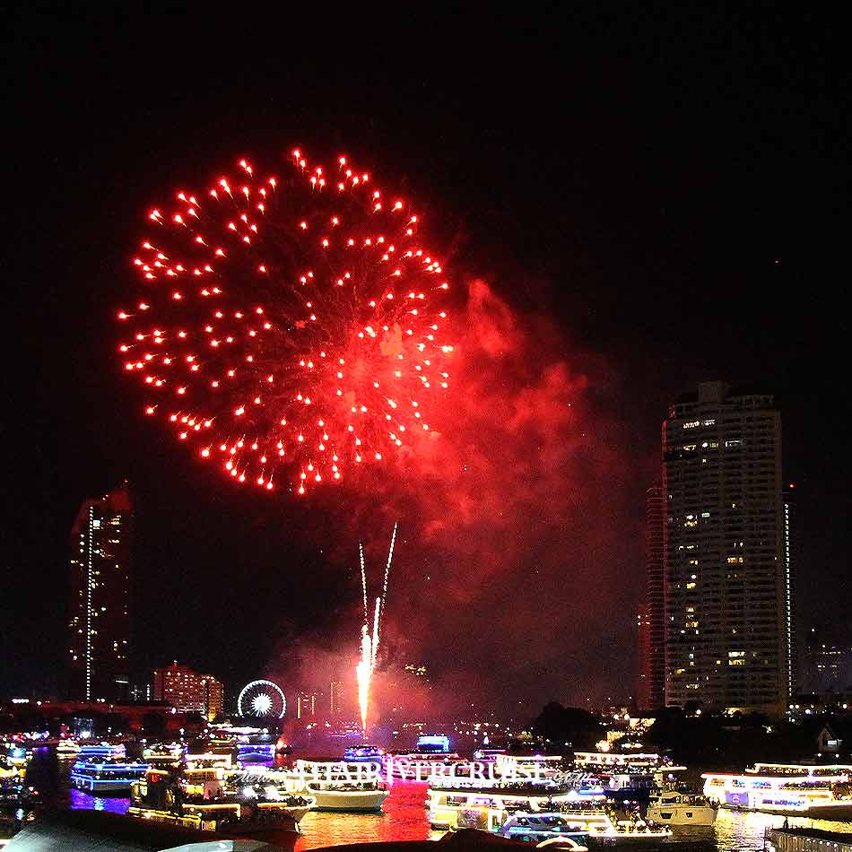 Rooftop New Years Eve Party Bangkok Royal Galaxy Cruise Let celebrate New Year Dinner Cruise from Asiatique The Riverfront 