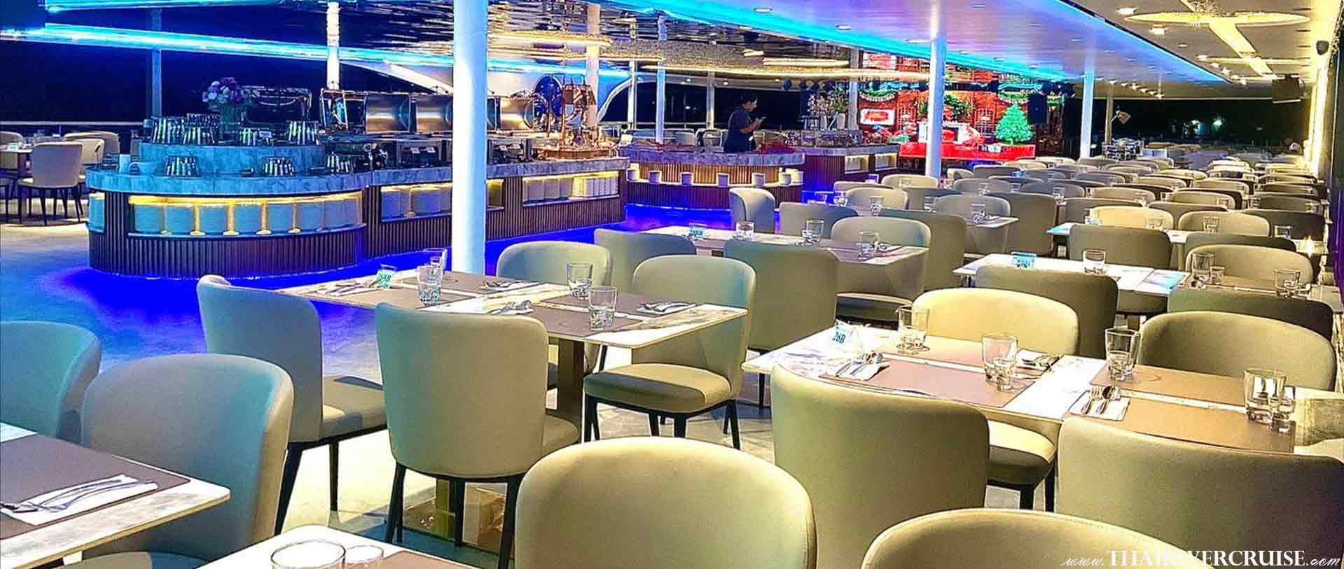 Open Air Seat 2nd  New Years Eve Party Bangkok Royal Galaxy Cruise  Rooftop New Years Eve Party Bangkok Royal Galaxy Cruise Let celebrate New Year Dinner Cruise from Asiatique The Riverfront