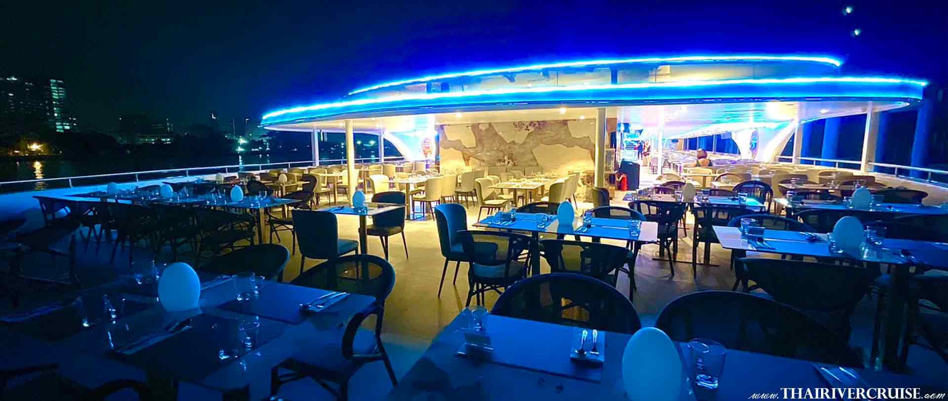 Open Air Seat 2nd Front of Cruise  New Years Eve Party Bangkok Royal Galaxy Cruise  Rooftop New Years Eve Party Bangkok Royal Galaxy Cruise Let celebrate New Year Dinner Cruise from Asiatique The Riverfront