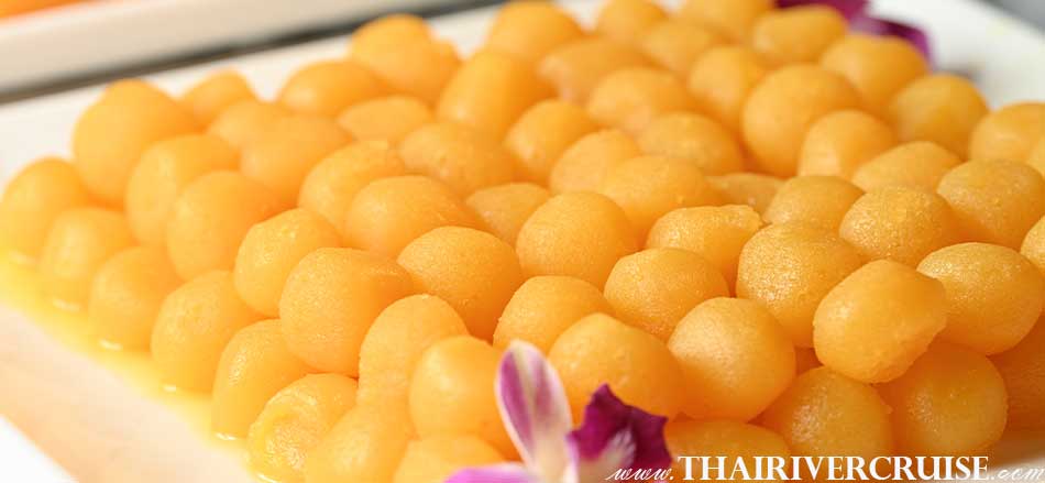 Most Delightful Popular Thai Desserts To Indulge onboard Royal Galaxy Cruise Large Luxurious River Cruise from Asiatique The Riverfront