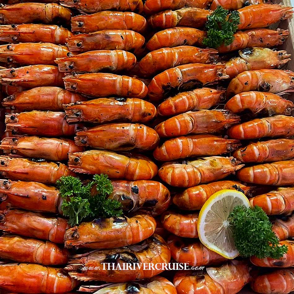 buy nye 2026 Bangkok dinner cruise tickets Luxury dinner cruise Bangkok Sawasdee Chaophraya Cruise Grilled River Prawns