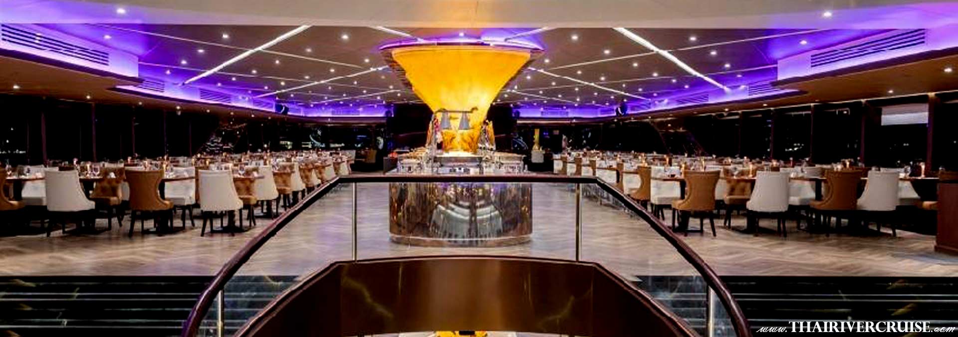 The Opulence Cruise Bangkok Large Luxury Bangkok Dinner Cruise Iconsiam Promotion Discount Cheap Price Ticket Price Offers Booking Online 