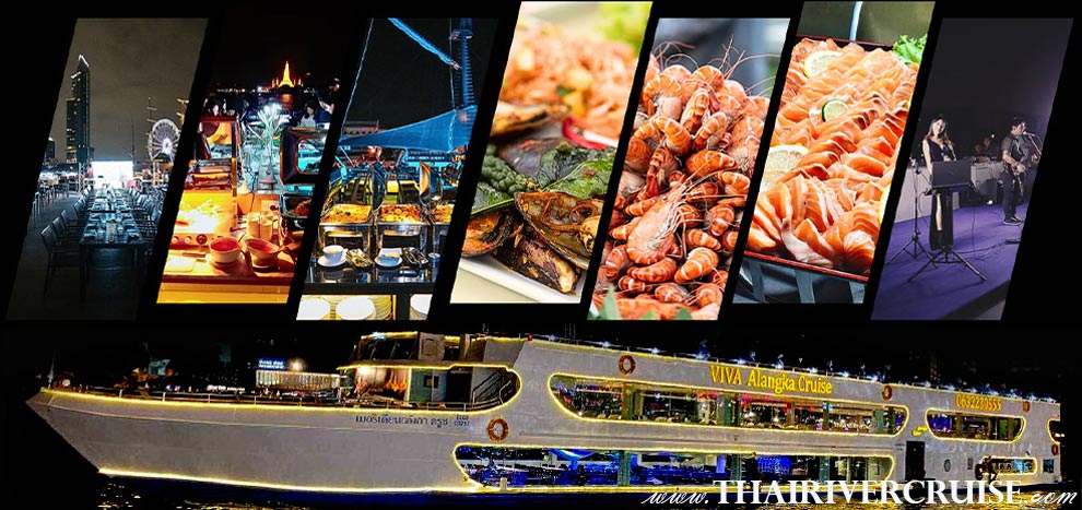 Viva Alangka Cruise New years eve 2024 dinner cruise Bangkok cheapest price booking,